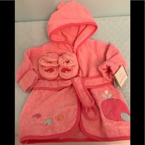 NWT Baby Girl Bath Robe